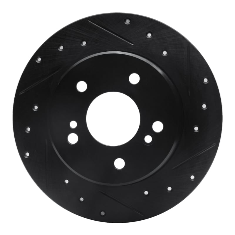 R1 Concepts — R1 87-15 Chrysler Crossfire Rear Right Drilled & Slotted Black Brake Rotor
R1 Brake Rotor Drill
