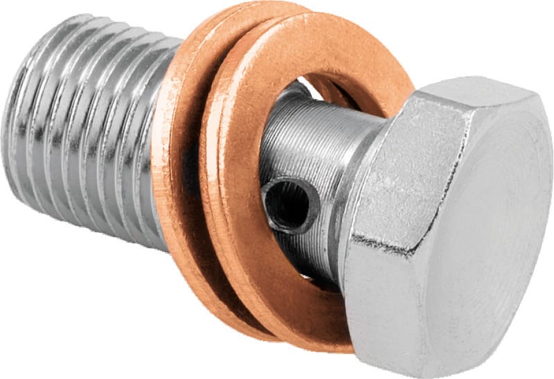 TwinPower — Brake Fitting, 7/16 in., -24, Single Bolt, Chrome