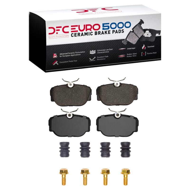 DFC — DFC 94-04 Land Rover Discovery Rear Euro 5000 Ceramic Brake Pads and Hardware Kit
DFC EURO Pads + HW