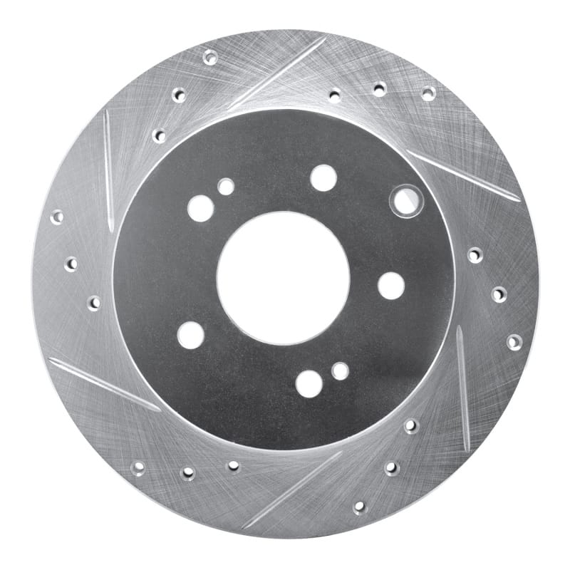 R1 Concepts — R1 06-12 Mitsubishi Galant Rear Left Drilled & Slotted Silver Brake Rotor
R1 Brake Rotor Drill