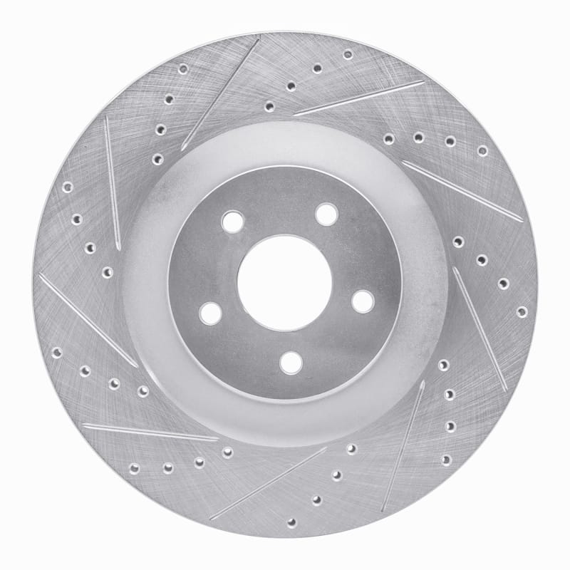 R1 Concepts — R1 16-18 Ford Focus Front Left Drilled & Slotted Silver Brake Rotor
R1 Brake Rotor Drill