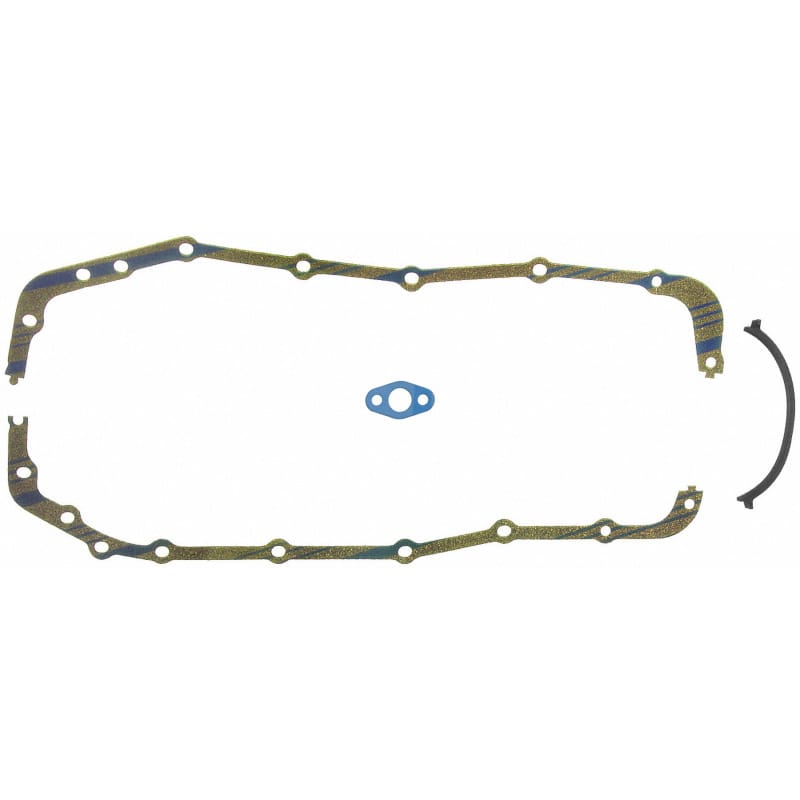 Fel-Pro — Fel-Pro Buick Electra OS 30185 C Engine Oil Pan Gasket Set Blue Stripe cork-rubber