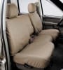 Covercraft — Covercraft 19-22 Ford F150 Polycotton SeatSaver Custom Second Row Seat Covers - Taupe