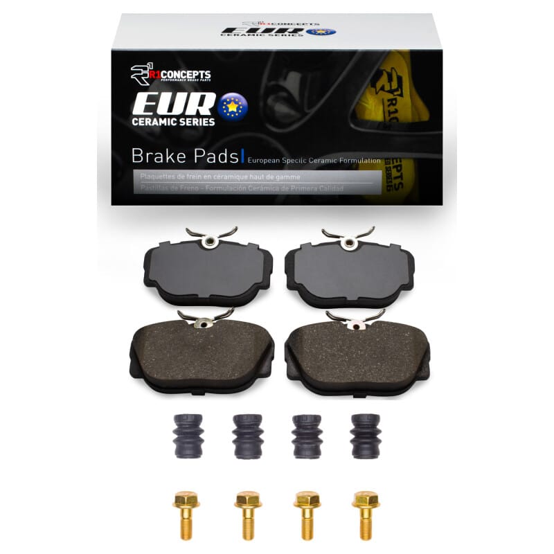 R1 Concepts — R1 94-04 Land Rover Range Rover Rear Euro Ceramic Pads & Hardware Kit
R1 Euro Ceramic Pads