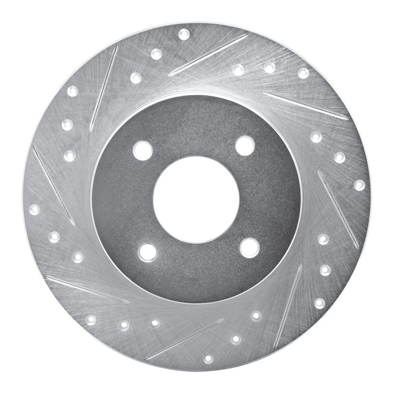 R1 Concepts — R1 84-85 Nissan 300ZX Rear Left Drilled & Slotted Silver Brake Rotor
R1 Brake Rotor Drill