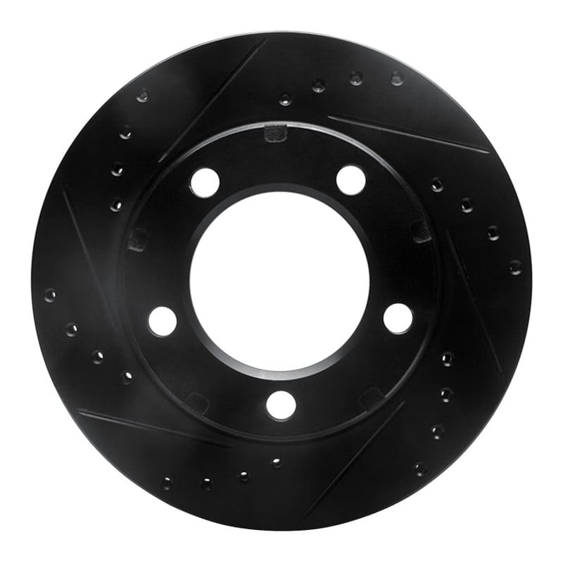 R1 Concepts — R1 80-93 Dodge Ramcharger 4WD Front Left Drilled & Slotted Black Brake Rotor
R1 Brake Rotor Drill