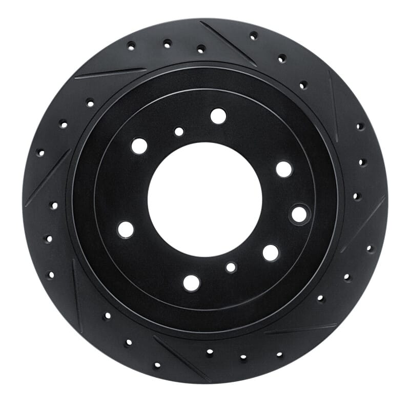 R1 Concepts — R1 08-14 Mitsubishi Montero Limited (Mexico) Rear Right Drilled & Slotted Black Brake Rotor
R1 Brake Rotor Drill