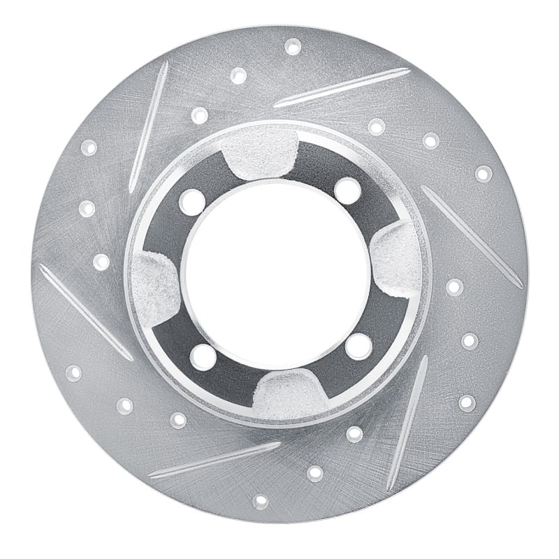 R1 Concepts — R1 85-91 Dodge COLT Front Left Drilled & Slotted Silver Brake Rotor
R1 Brake Rotor Drill