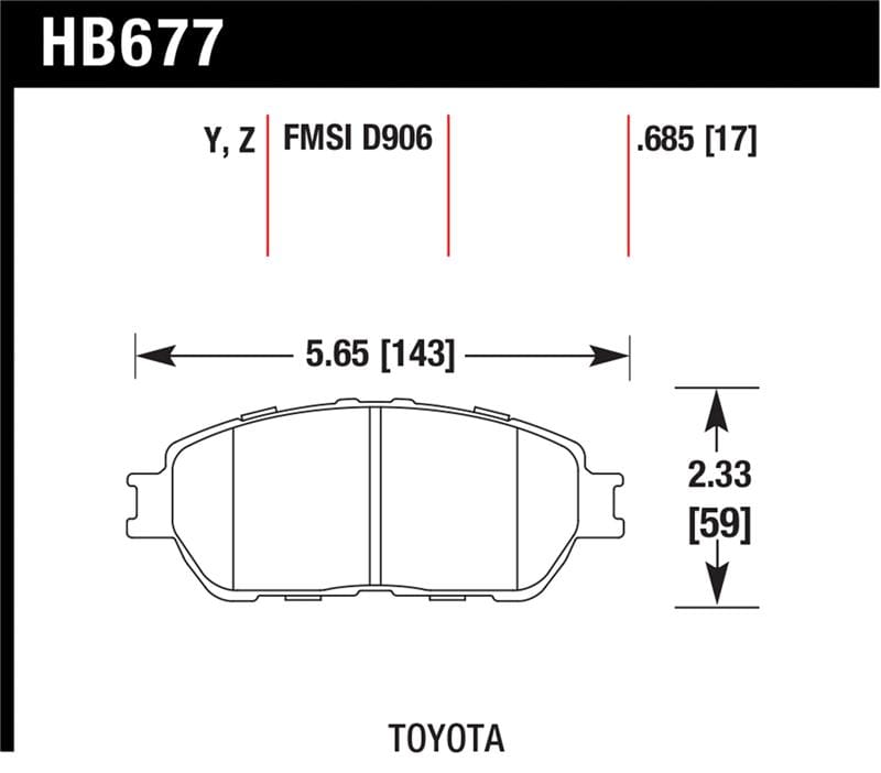 Hawk Performance — Performance Ceramic Disc Brake Pad