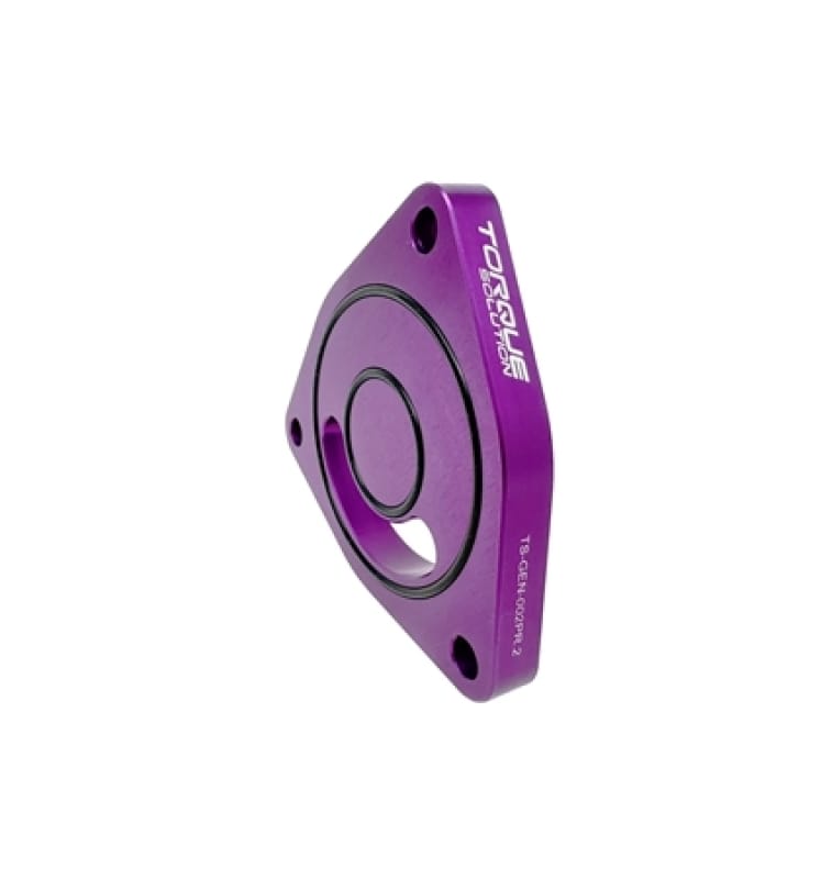Torque Solution — Torque Solution V2 Blow Off BOV Sound Plate (Purple): Multiple Applications