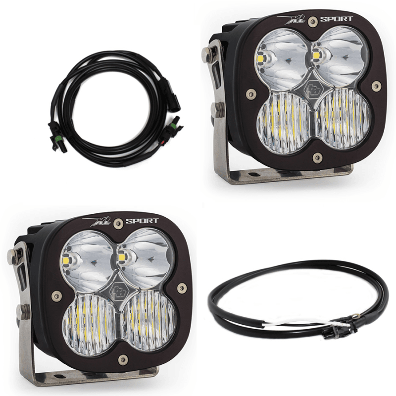 Baja Designs — Baja Designs Jeep JL/JT Rubicon Steel Bumper LED Light Kit XL Sport w/Upfitter