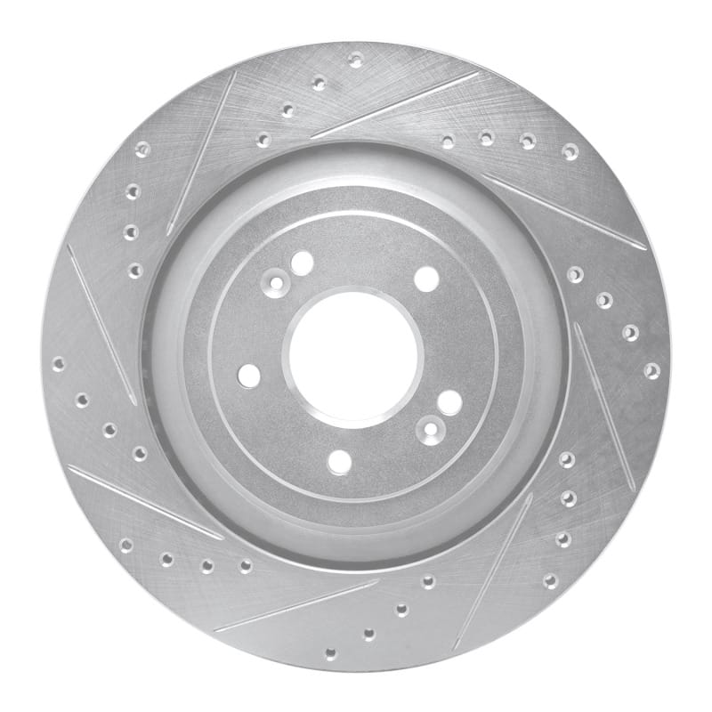 R1 Concepts — R1 19-22 Genesis G90 Rear Left Drilled & Slotted Silver Brake Rotor
R1 Brake Rotor Drill