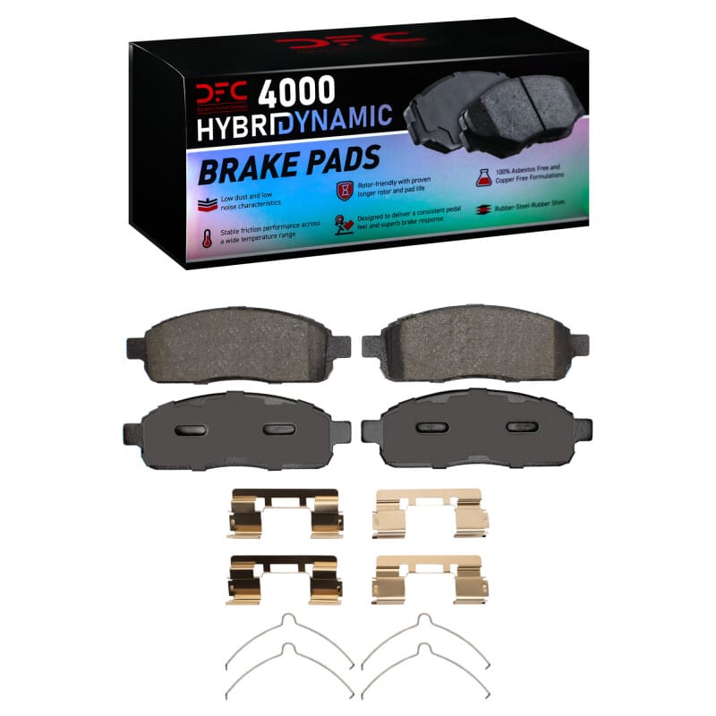 DFC — DFC 04-09 Ford F-150 RWD Front 4000 HybriDynamic Brake Pads and Hardware Kit
DFC Brake Pad Set