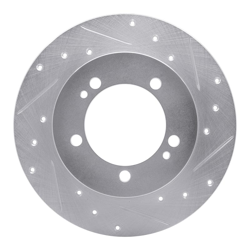 R1 Concepts — R1 90-94 Eagle TALON Rear Right Drilled & Slotted Silver Brake Rotor
R1 Brake Rotor Drill