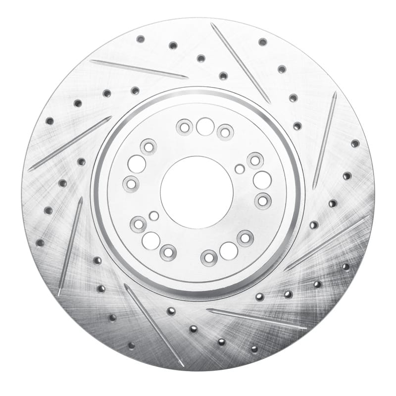 R1 Concepts — R1 1995-2000 Lexus LS400 Front Right Drilled & Slotted Silver Brake Rotor
R1 Brake Rotor Drill