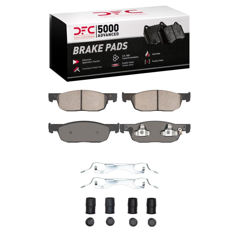 DFC — DFC 22-25 Acura MDX Front 5000 Advanced Ceramic Brake Pads and Hardware Kit