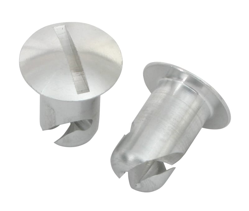 Moroso — Moroso Quick Fastener - Oval Head - 7/16in x .400in - Aluminum - 10 Pack