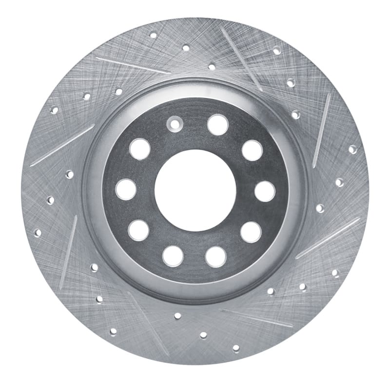 R1 Concepts — R1 16-25 Audi Q3 Rear Right Drilled & Slotted Silver Brake Rotor
R1 Brake Rotor Drill
