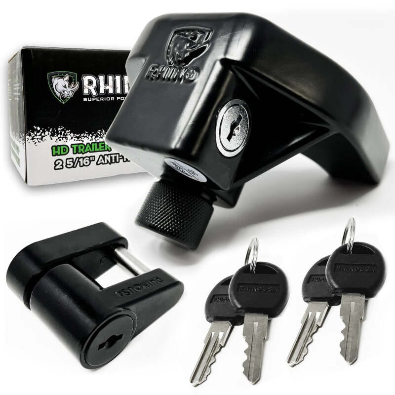 Rhino USA — Rhino USA 2 5/16In Trailer Coupler Hd Lock Kit-2-Pieces
Trailer Lock