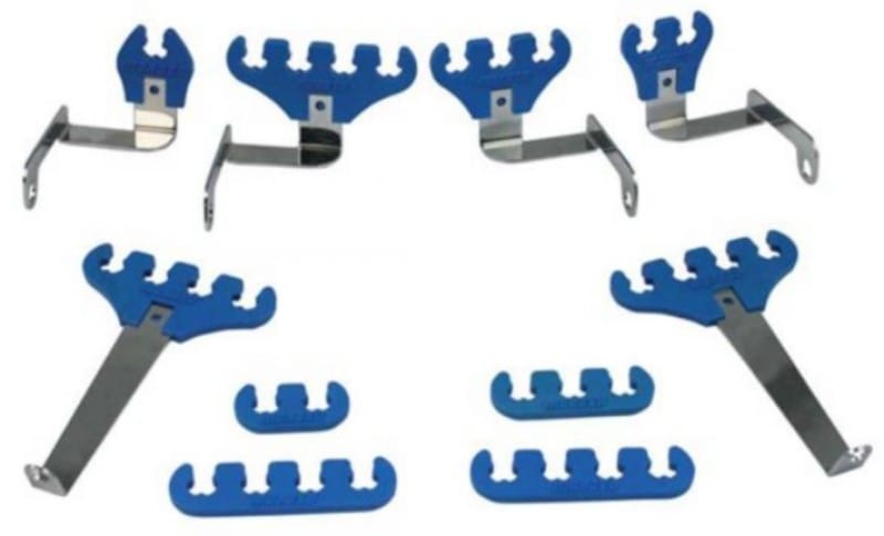 Moroso — Moroso Ford Small Block Ignition Wire Loom Kit - 7-9mm - Blue