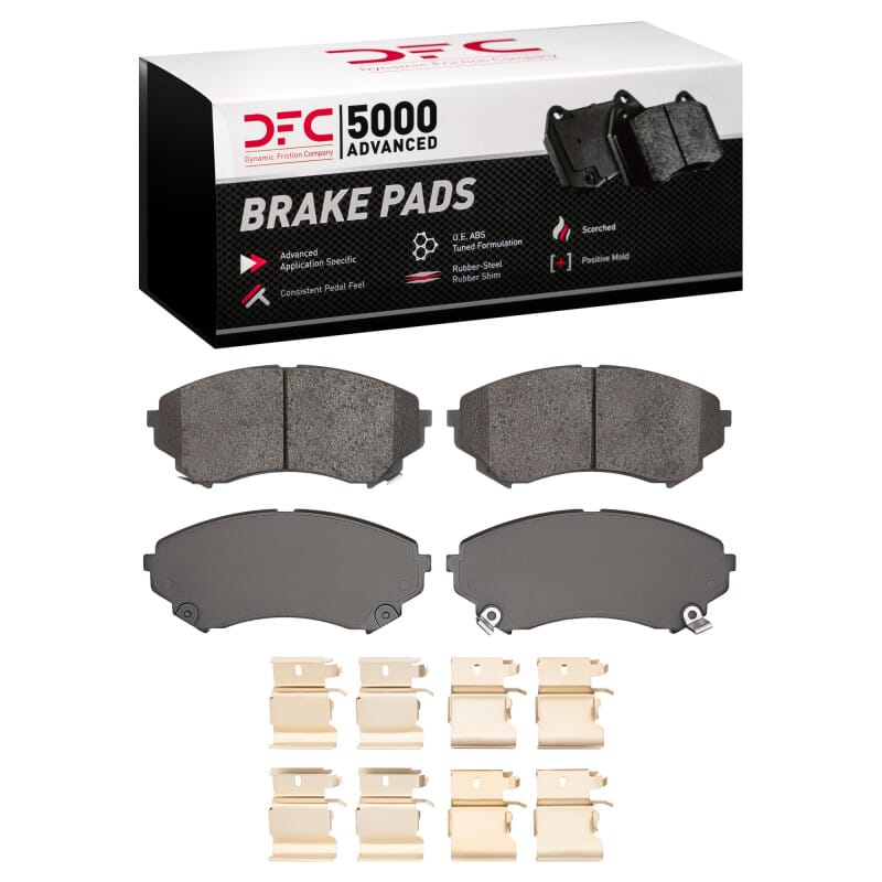 DFC — DFC 08-14 Cadillac CTS Front 5000 Advanced Low Metallic Brake Pads and Hardware Kit
DFC Brake Pad Set