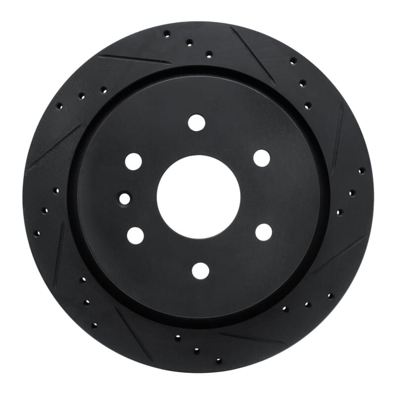 R1 Concepts — R1 13-19 Cadillac XTS Rear Right Drilled & Slotted Black Brake Rotor
R1 Brake Rotor Drill