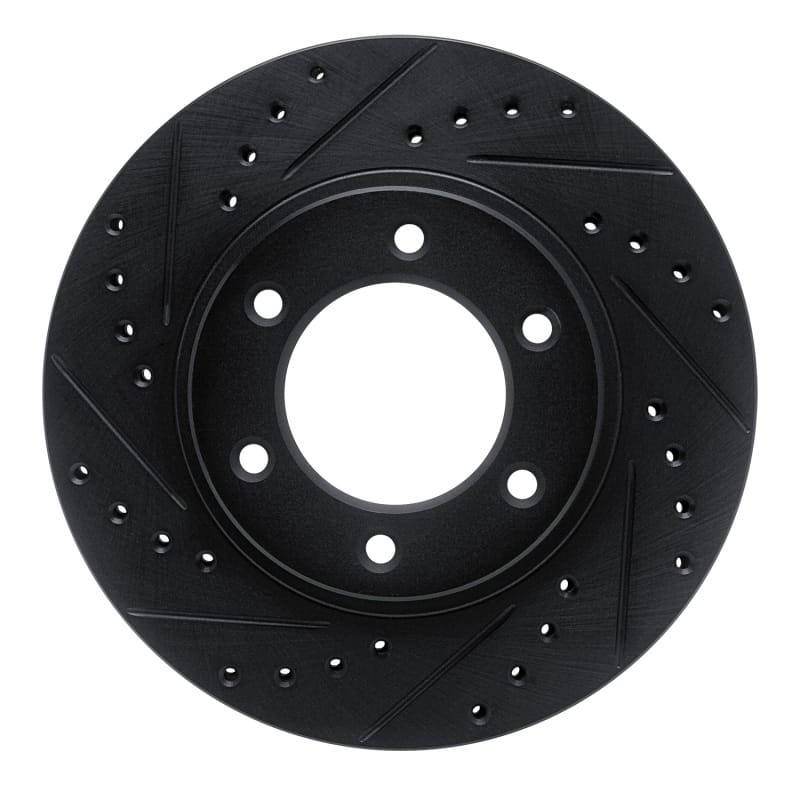 R1 Concepts — R1 93-98 Toyota T100 Front Left Drilled & Slotted Black Brake Rotor
R1 Brake Rotor Drill
