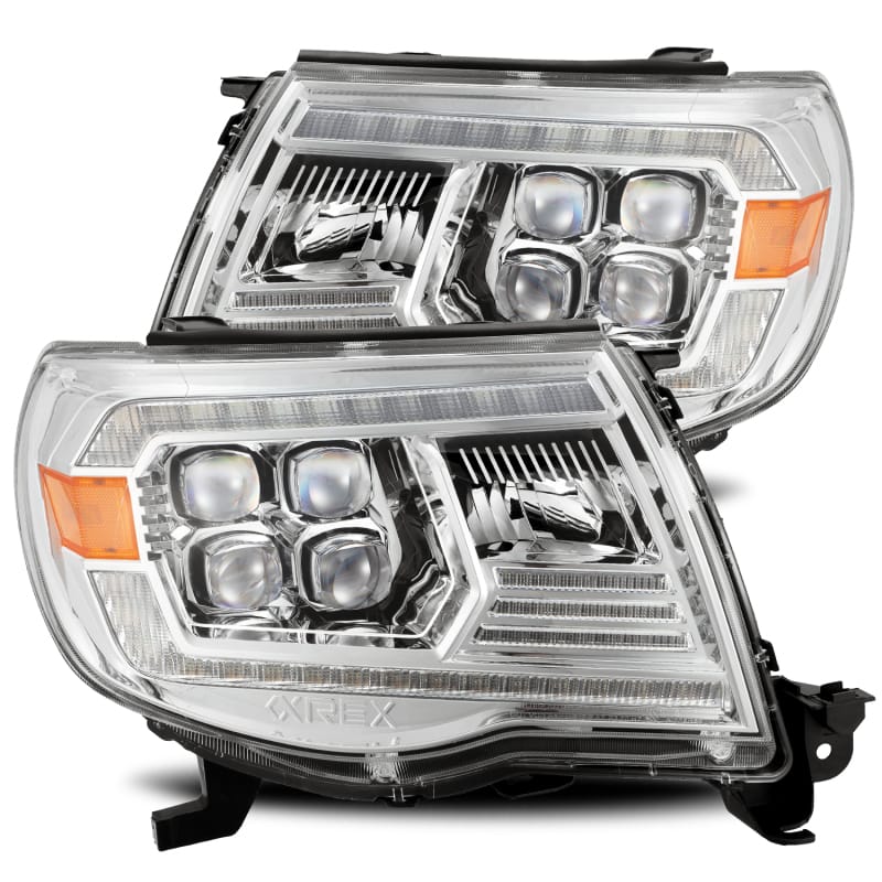 AlphaRex — AlphaRex 05-11 Toyota Tacoma NOVA LED Projector Headlights Plank Style Chrome w/Activation Light/DRL
Projector Headlights