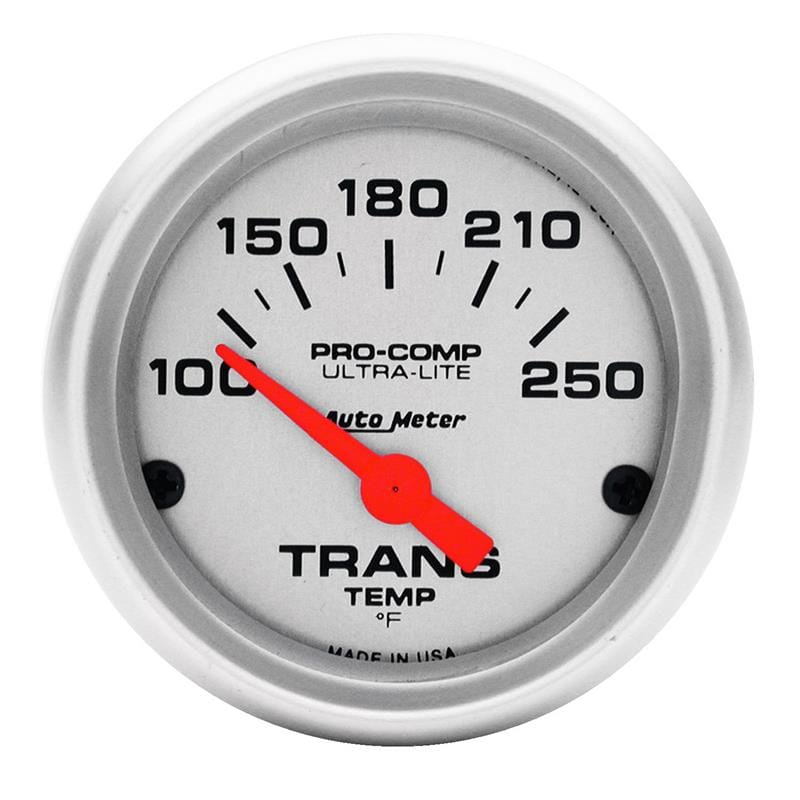 AutoMeter — Autometer Ultra-Lite 52mm 100-250 Degree F Mechanical Transmission Temperature Gauge
2" TRANS TEMP, 100-2