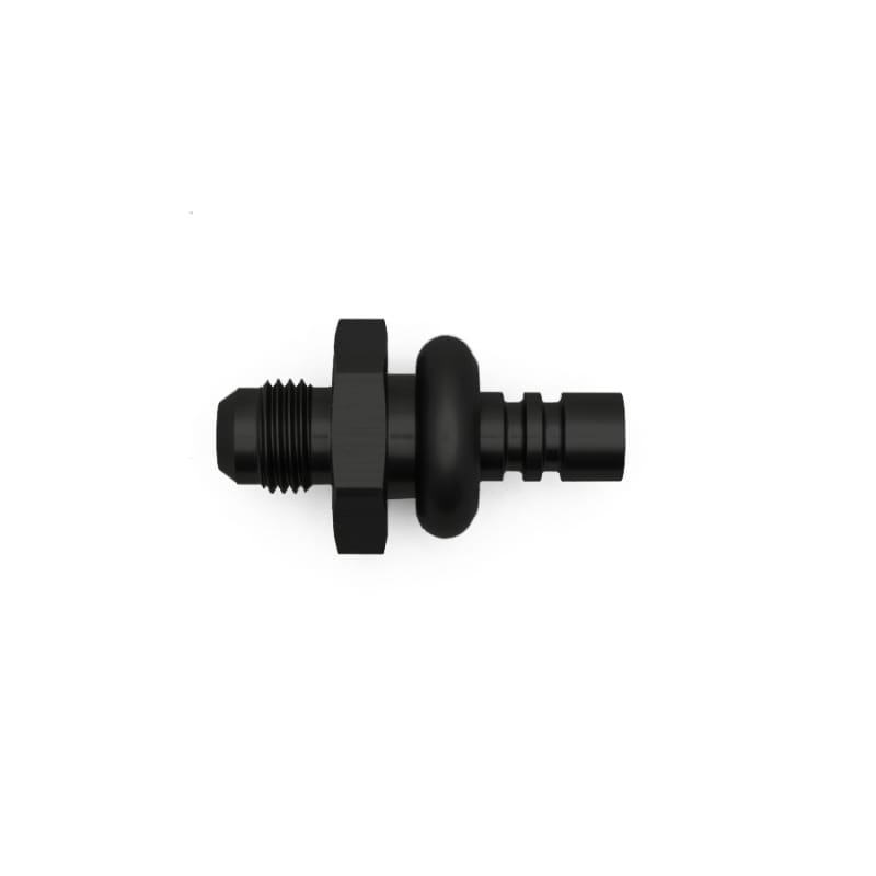 DeatschWerks — DeatschWerks 6AN Male Flare to 3/8in Ford Male EFI Quick Connect Adapter - Anodized Matte Black
Lines & Fittings