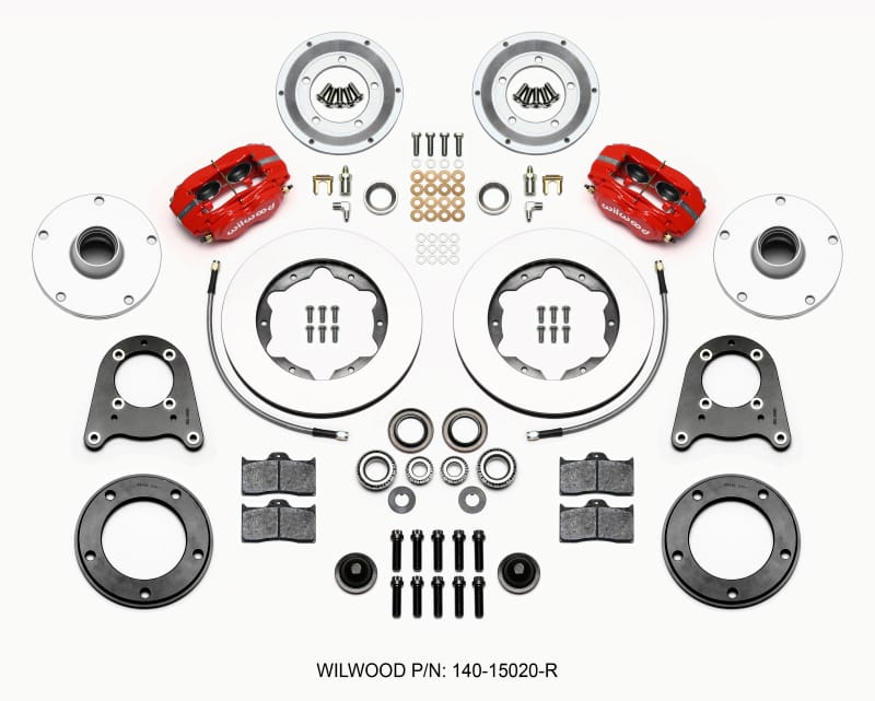 Wilwood — Wilwood Forged Dynalite-M Front Kit 10.75in Red 1950-1955 MG-TD/TF
BRAKE KIT
