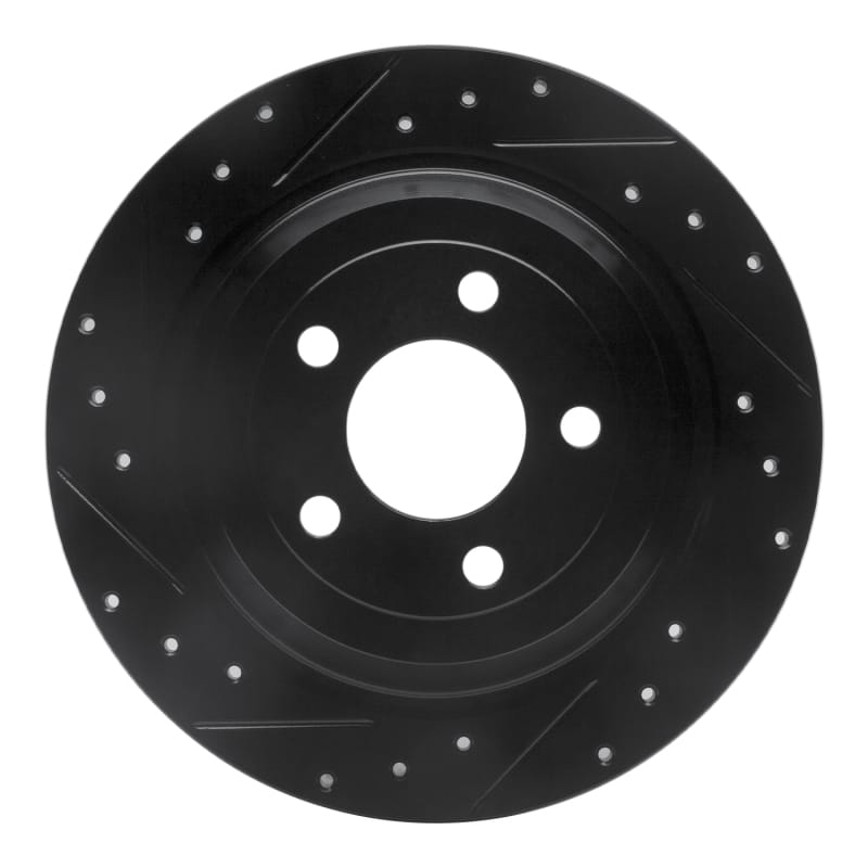 R1 Concepts — R1 15-23 Ford Mustang Rear Left Drilled & Slotted Black Brake Rotor
R1 Brake Rotor Drill