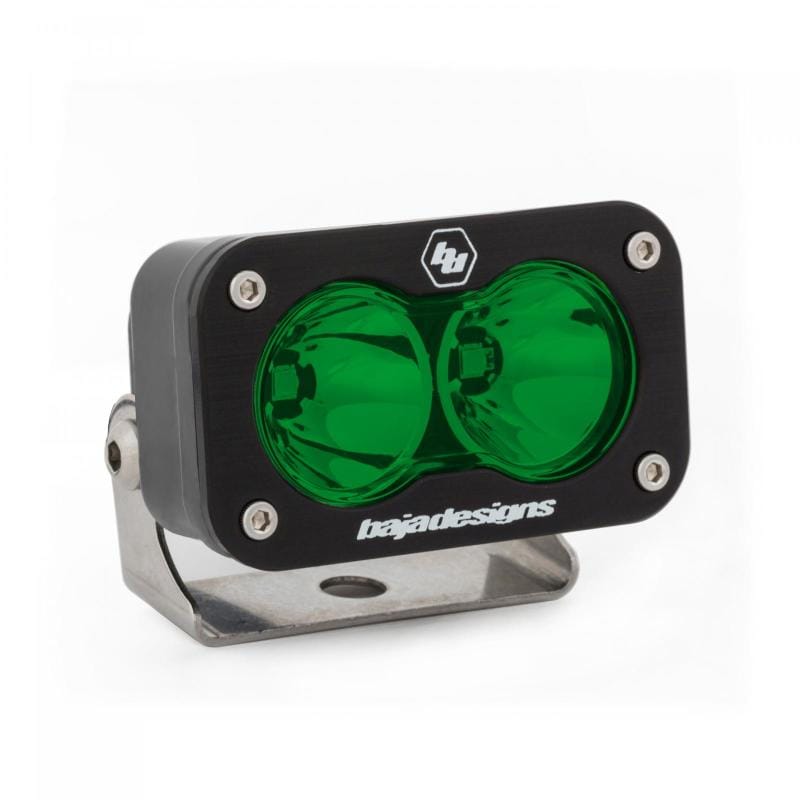 Baja Designs — Baja Designs S2 Sport Spot Pattern LED Work Light - Green