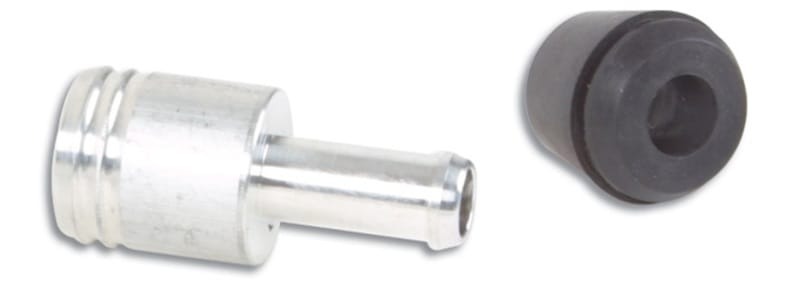 Vibrant — Vibrant 19mm (3/4in) O.D. Aluminum Vacuum Hose Fitting (includes Rubber Grommet)
3/4"ODBarbALVacuumFt
19mmODAlVacLineFtg
Vacuum Fitting