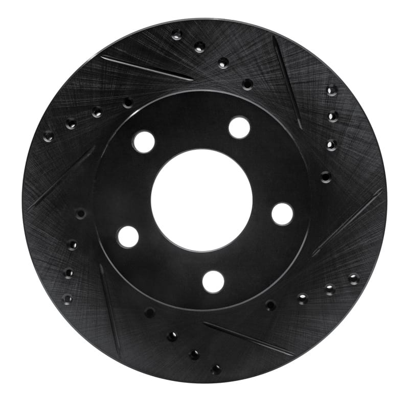 R1 Concepts — R1 75-80 Ford Granada Right Rear Drilled & Slotted Black Brake Rotor
R1 Brake Rotor Drill
