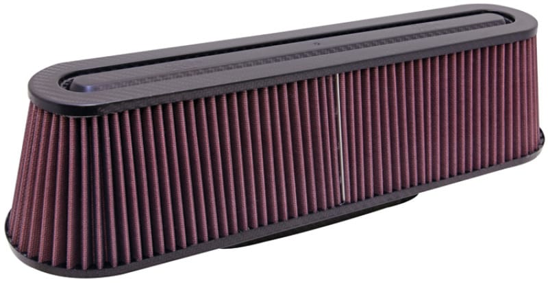 K&N Engineering — K&N Filter Universal Air Filter Carbon Fiber Top/Base Oval FLG. (8-3/4 x 3-1/4) 4-5/8H
Universal Filter