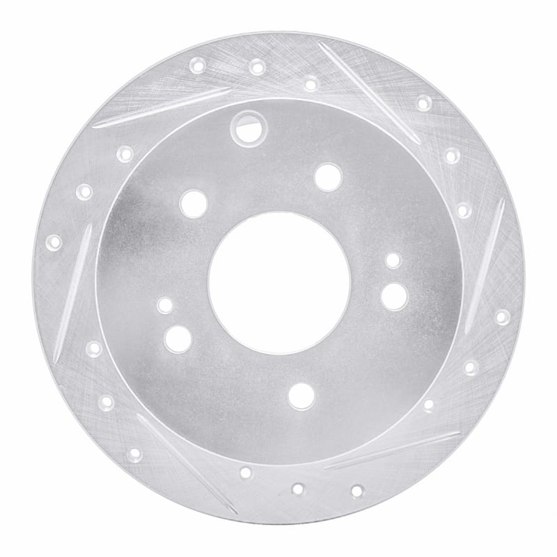 R1 Concepts — R1 04-12 Mitsubishi Eclipse Rear Right Drilled & Slotted Silver Brake Rotor
R1 Brake Rotor Drill
