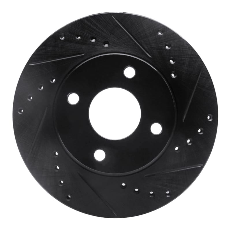 R1 Concepts — R1 1995-2004 Ford CONTOUR Front Right Drilled & Slotted Black Brake Rotor
R1 Brake Rotor Drill