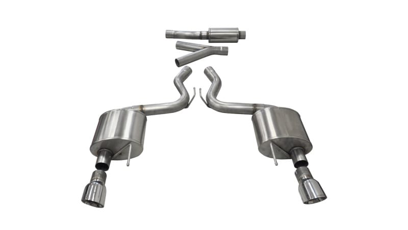 CORSA Performance — Corsa 2015-2017 Ford Mustang EcoBoost 2.3T Sport 3in Cat-Back Dual Rear Exit Polished Tips
Exhaust