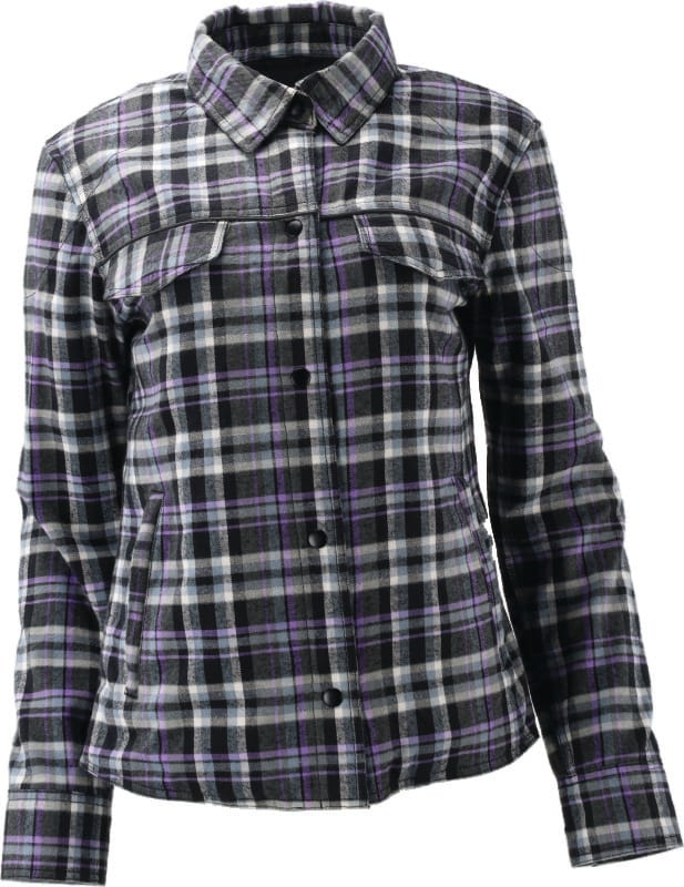 Kuryakyn — Kuryakyn Leather By River Road Cameo Flannel Moto Shirt Womens - XL