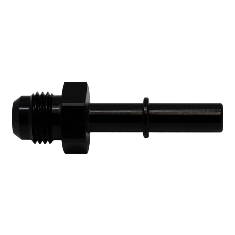 DeatschWerks — DeatschWerks 6AN Male Flare to 5/16in Male EFI Quick Connect Adapter - Anodized Matte Black
Lines & Fittings