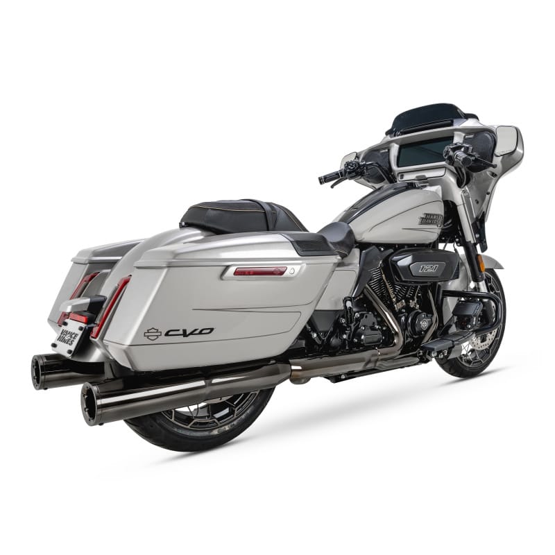 Vance and Hines — Vance & Hines 17-23 Harley-Davidson CVO/Touring Hi-Output Slip on Exhaust - Dark Chrome