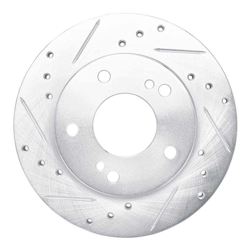 R1 Concepts — R1 94-96 Nissan 240SX Front Left Drilled & Slotted Silver Brake Rotor
R1 Brake Rotor Drill