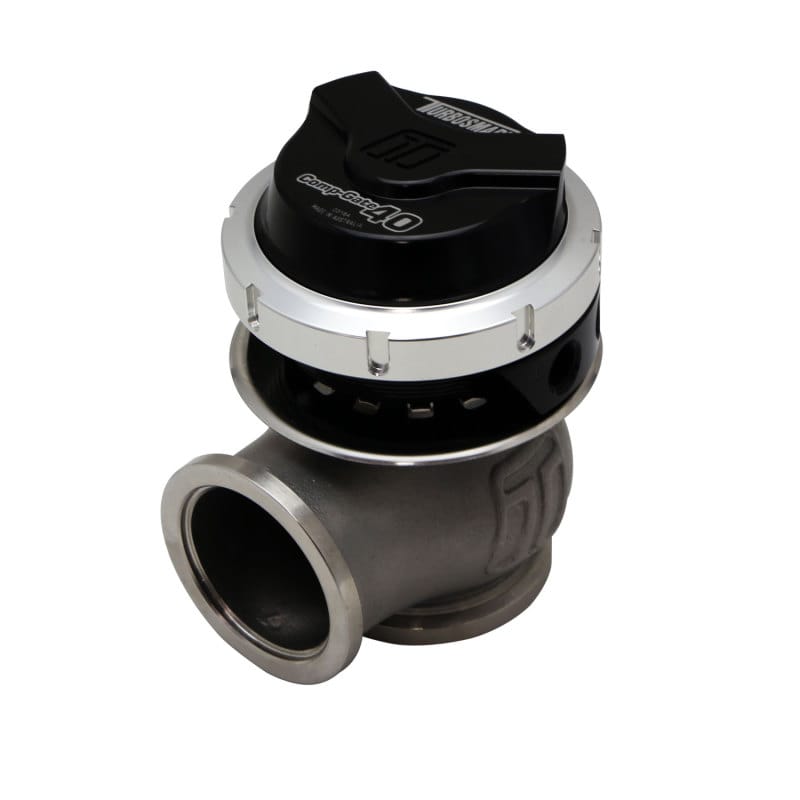 Turbosmart — Turbosmart GenV CompGate40 7psi External Wastegate - Black
Gen-V Wastegate