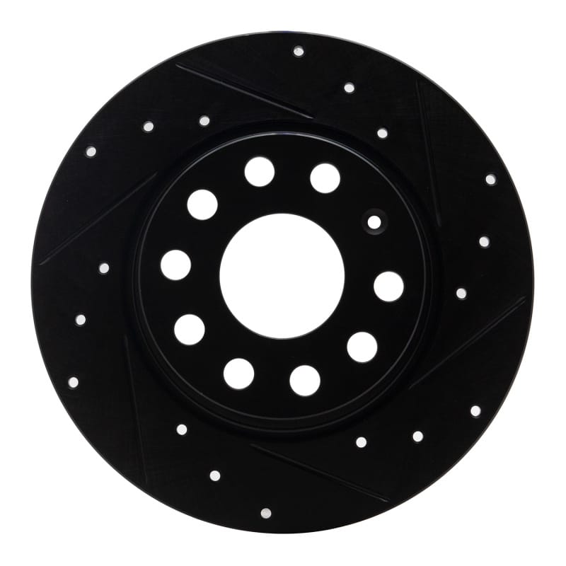 R1 Concepts — R1 05-25 Audi A3 Sportback E-Tron Rear Right Drilled & Slotted Black Brake Rotor
R1 Brake Rotor Drill