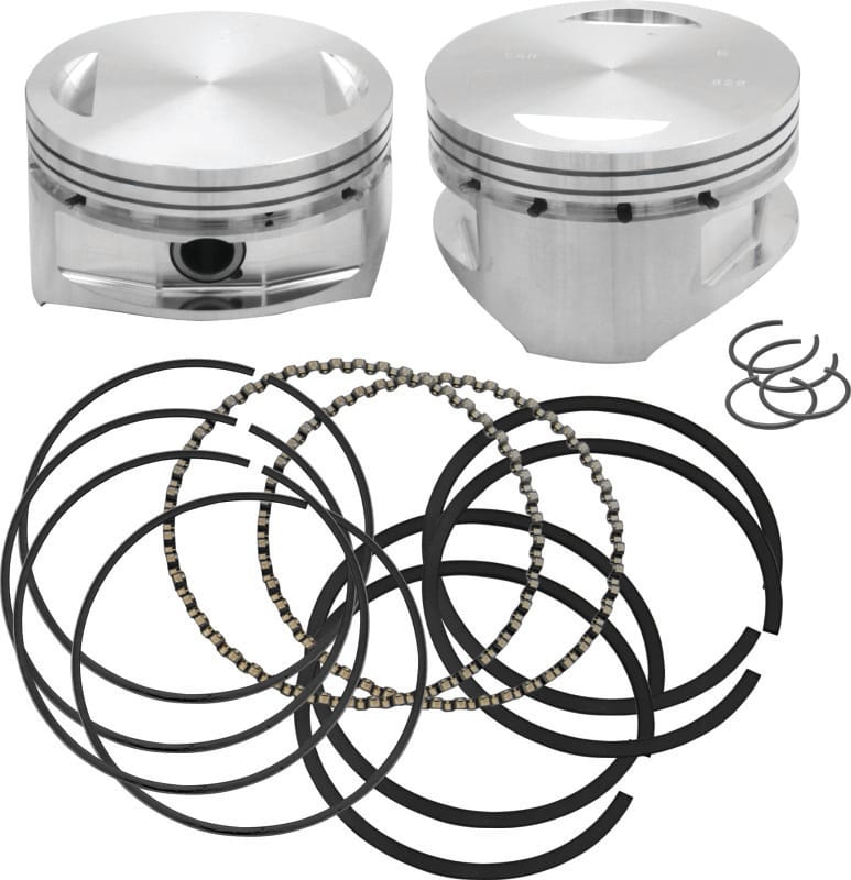 S&S Cycle — Piston Set 4'', +.020, 100" and 107" Evolution