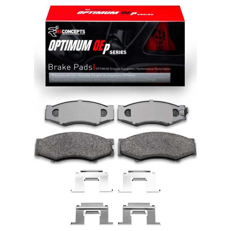 R1 Concepts — R1 87-88 Nissan 200SX Front Optimum OE Pads & Hardware Kit
R1 Optimum Oe Pads a
