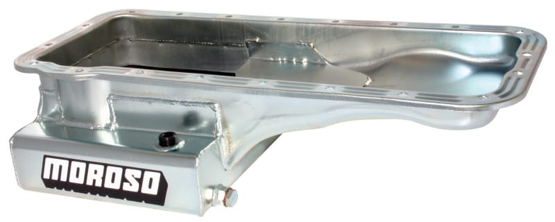Moroso — Moroso Ford 352-428 FE (w/Front Sump) Kicked Out Wet Sump 8qt 6in Steel Oil Pan