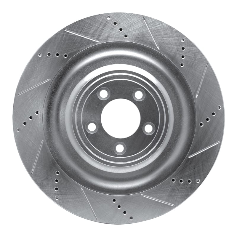 R1 Concepts — R1 08-09 Jaguar XKR Left Front Drilled & Slotted Silver Brake Rotor
R1 Brake Rotor Drill