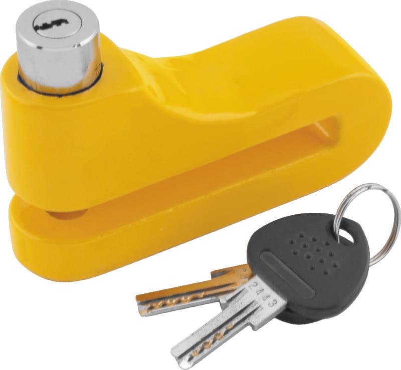 BikeMaster — Bully Lock Disc Lock 10mm - Yellow